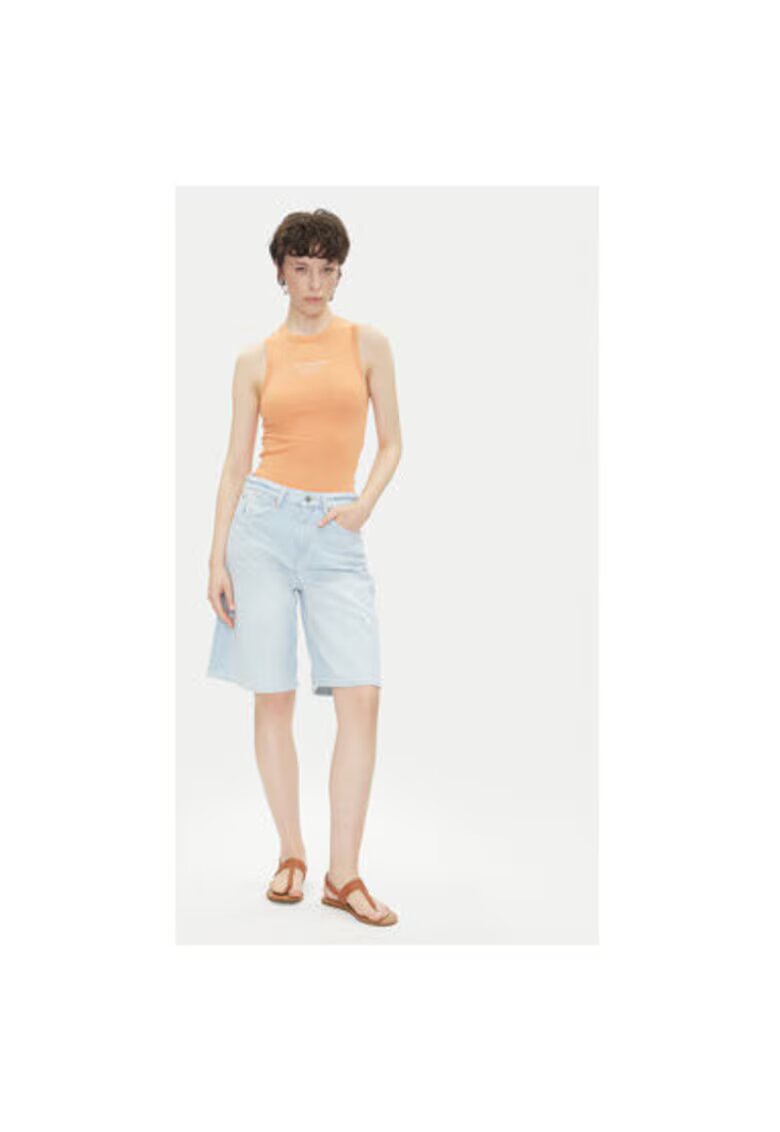 Pepe Jeans Дамски шорти PL801176 - Дънкови - Памук/Еластан -