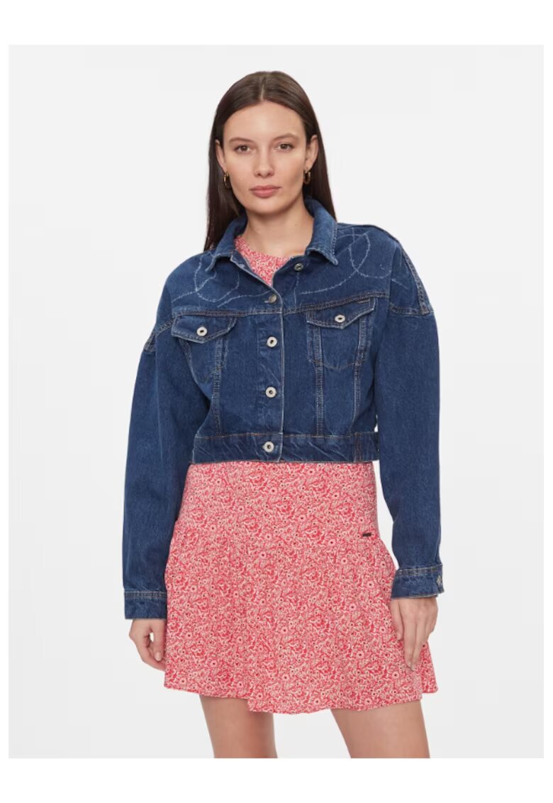 Pepe Jeans Дамско дънково яке - 303438487 - Памук