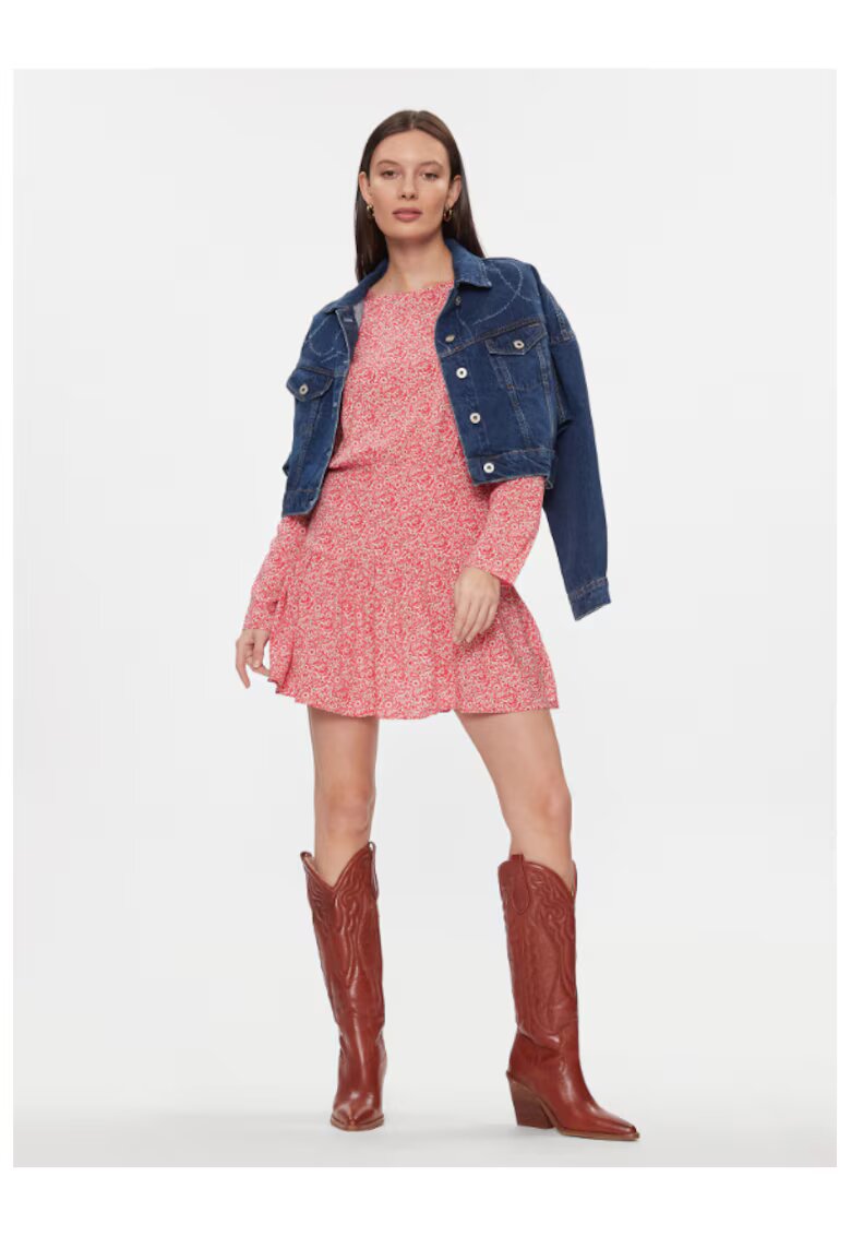 Pepe Jeans Ежедневна дамска рокля 303439040 Вискоза