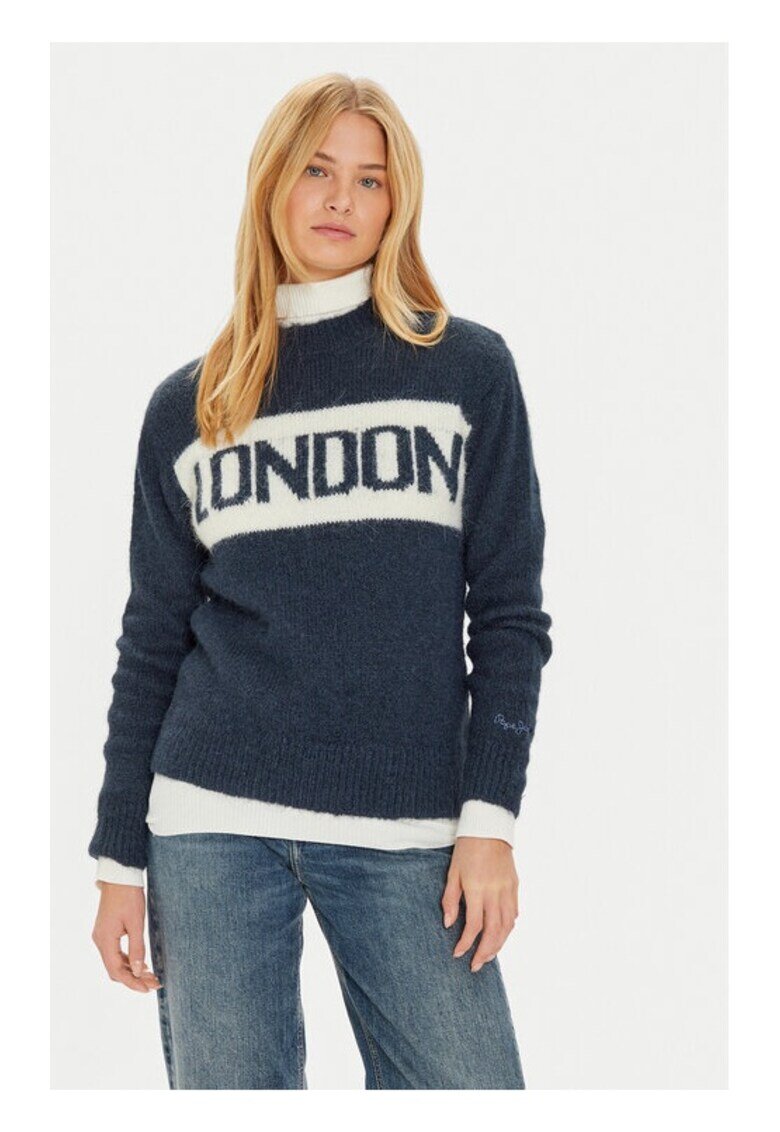 Pepe Jeans Hilda пуловер PL702227 стандартна кройка - полиестер