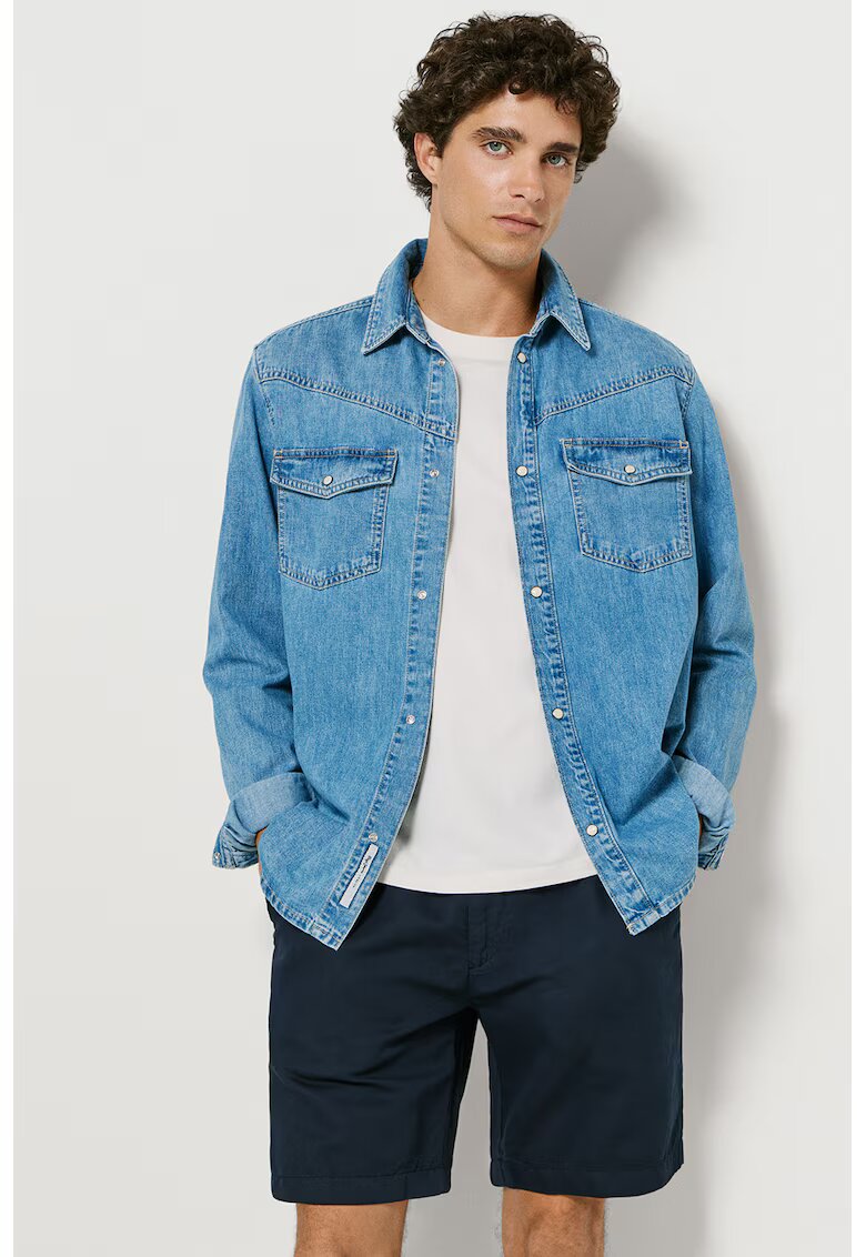 Pepe Jeans London Бермуди с лен