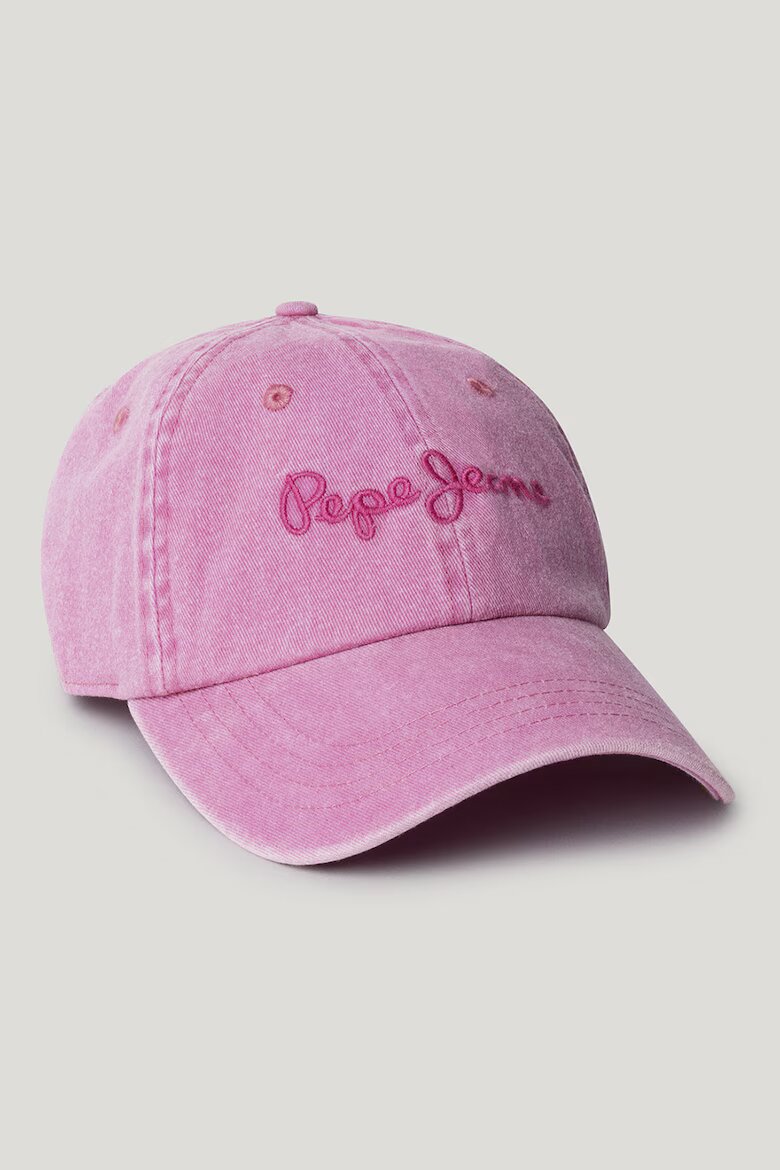Pepe Jeans London Бейзболна шапка с лого Розово