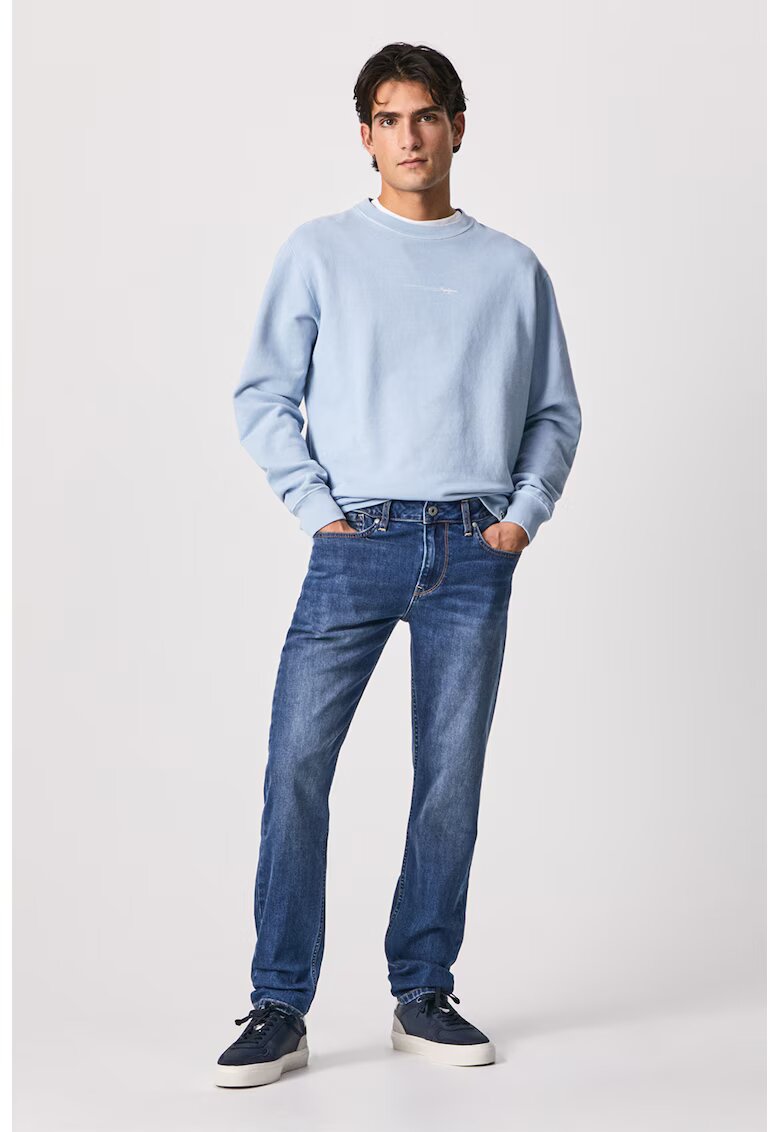Pepe Jeans London Дънки Hatch със захабен ефект