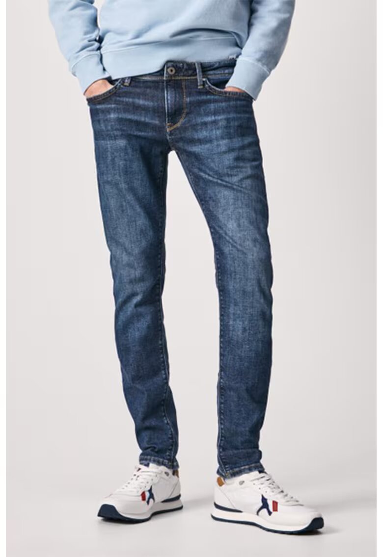 Pepe Jeans London Дънки Hatch със захабен ефект