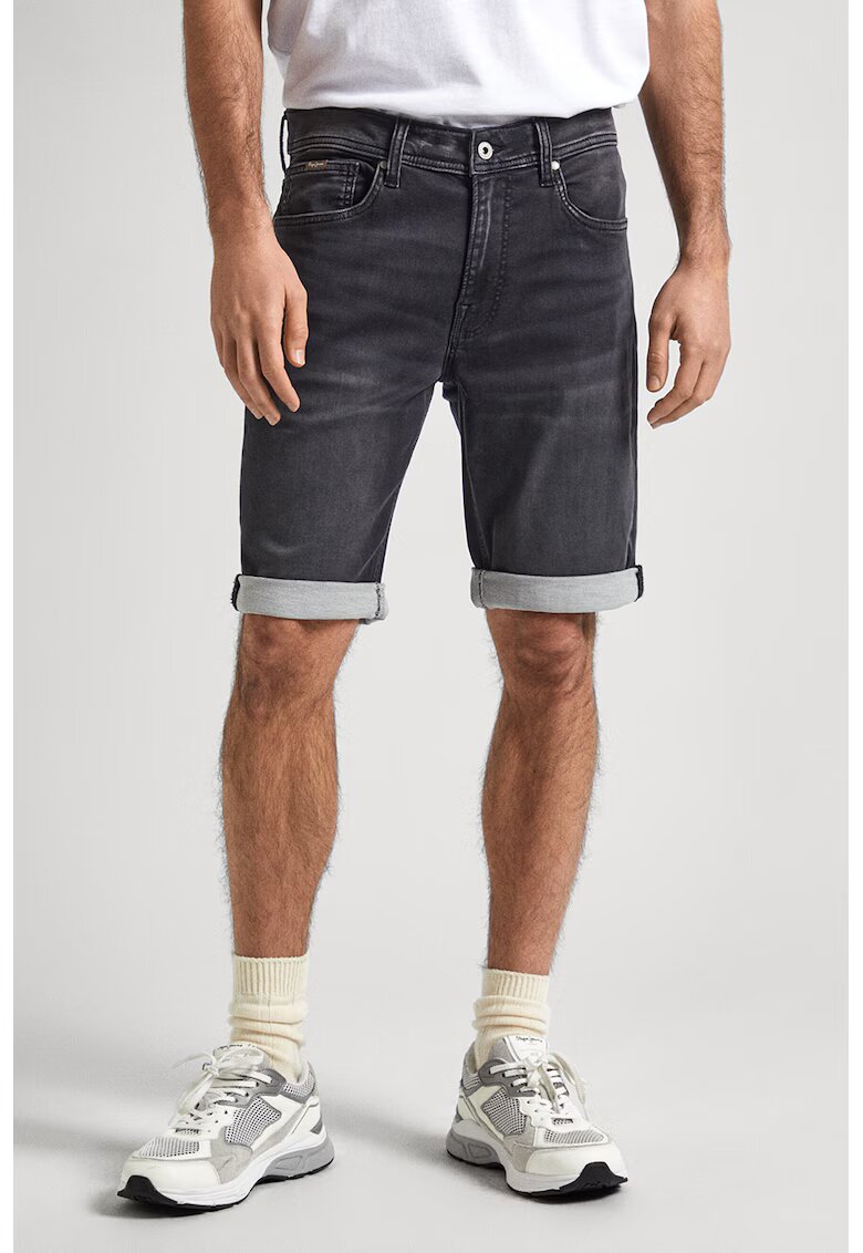 Pepe Jeans London Дънкови бермуди с 5 джоба