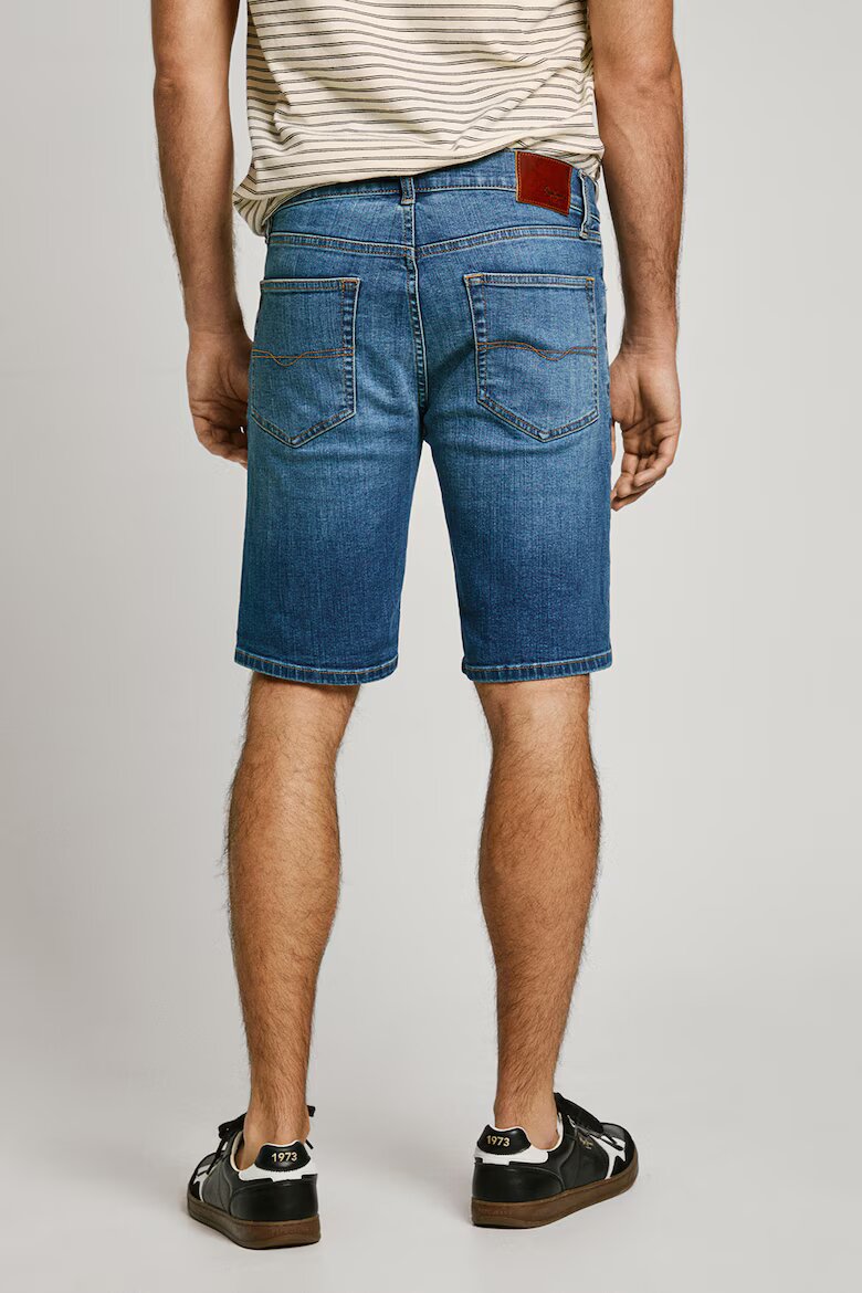 Pepe Jeans London Дънкови бермуди Син