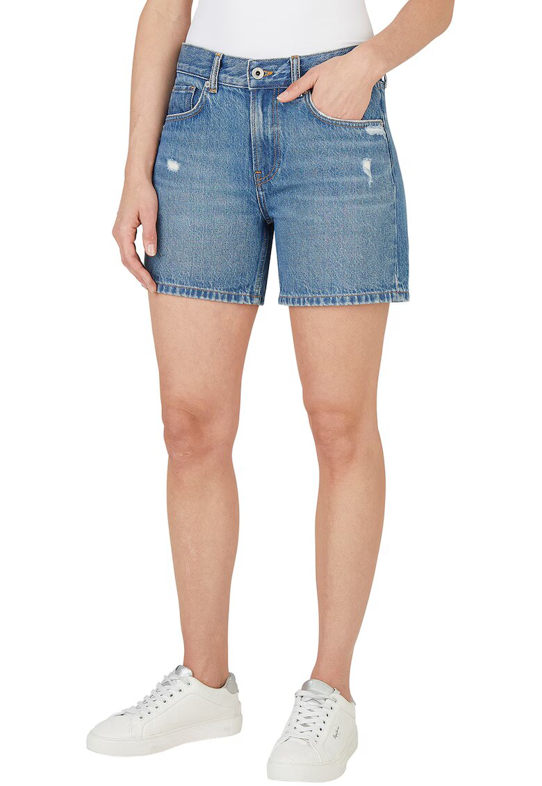 Pepe Jeans London Къси дънки със средна талия