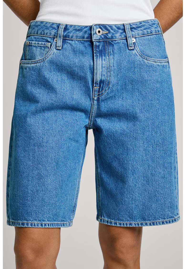 Pepe Jeans London Къси дънки със средна талия