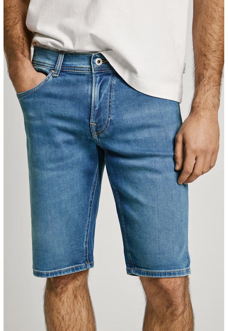 Pepe Jeans London Къси дънки със средновисока талия