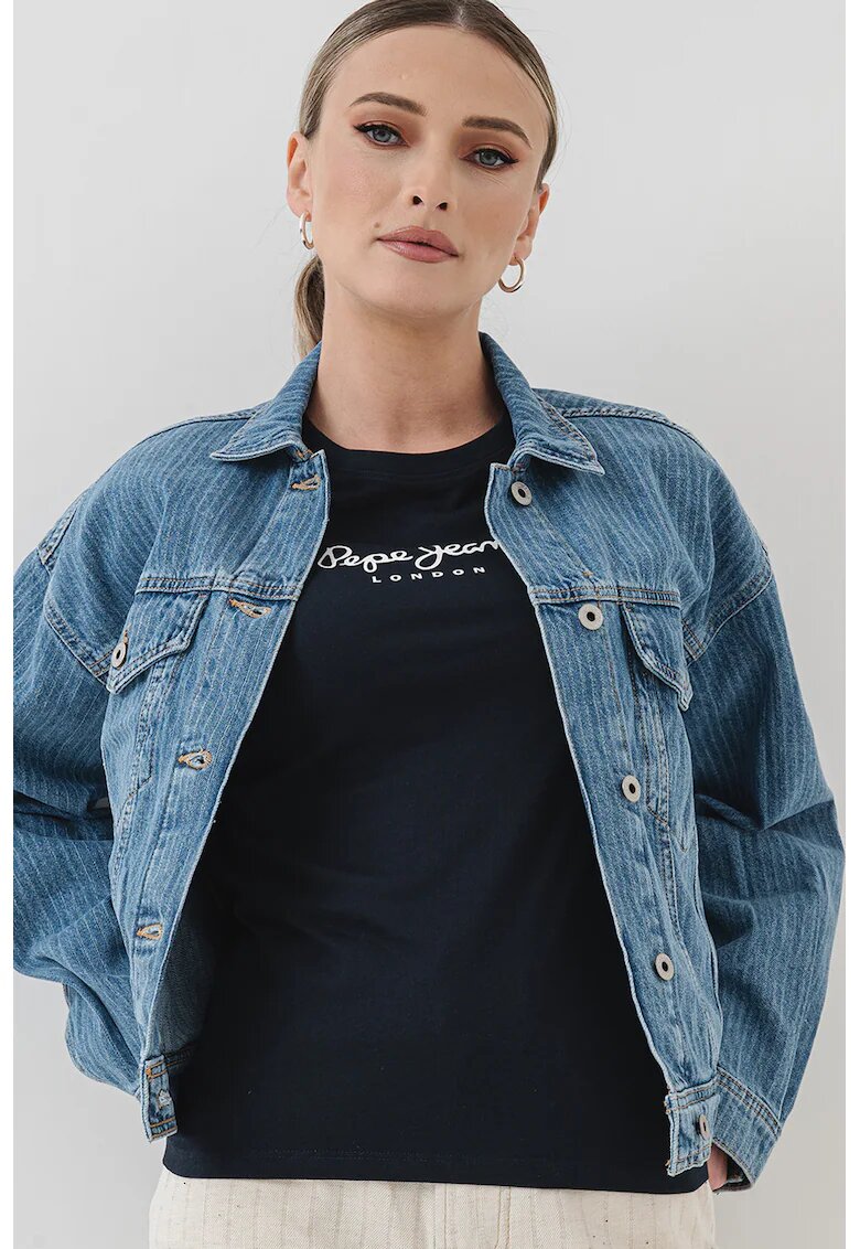 Pepe Jeans London Късо дънково яке