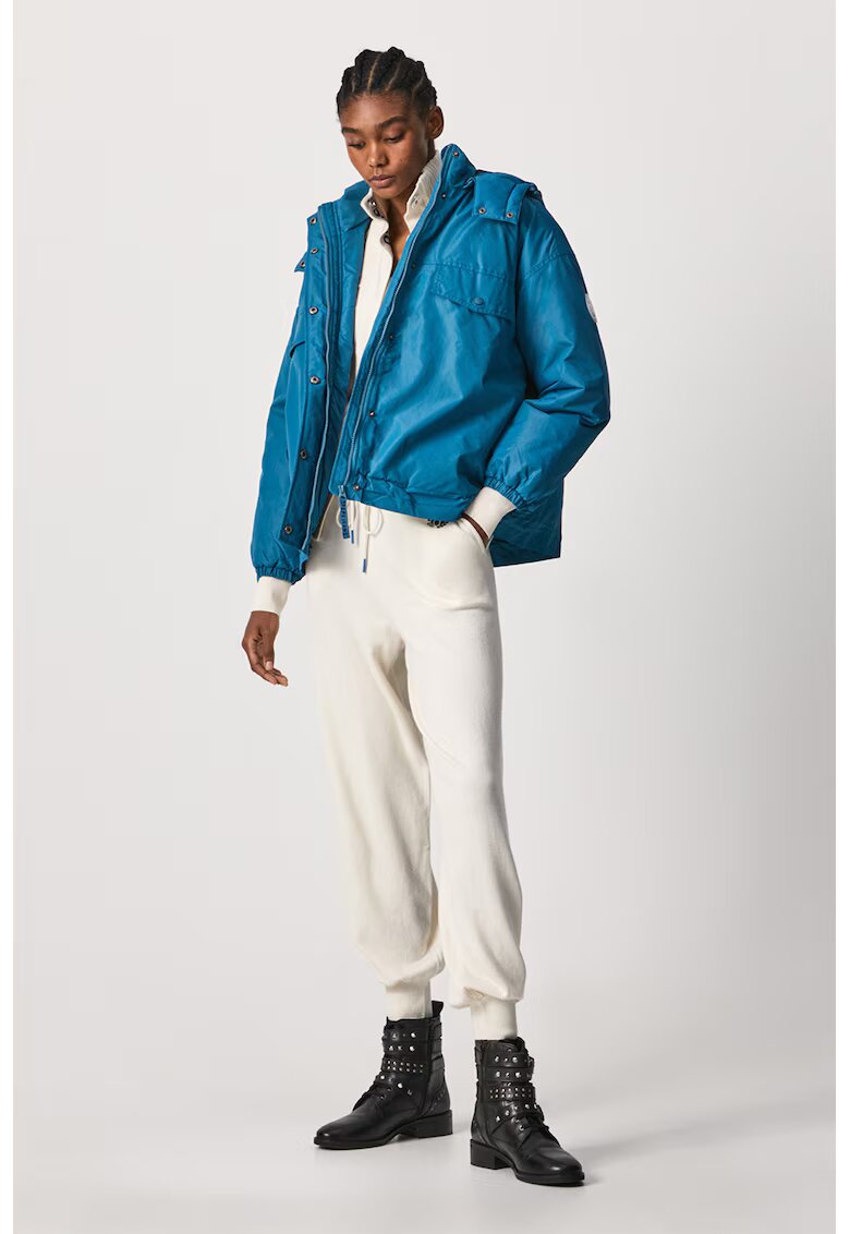 Pepe Jeans London Олекотено яке с джобове с капаче