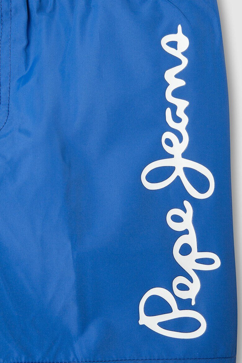 Pepe Jeans London Плувни шорти с лого Кралско Синьо