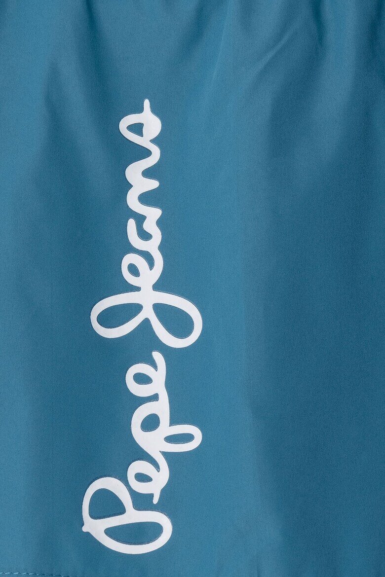 Pepe Jeans London Плувни шорти с лого Петролно синьо