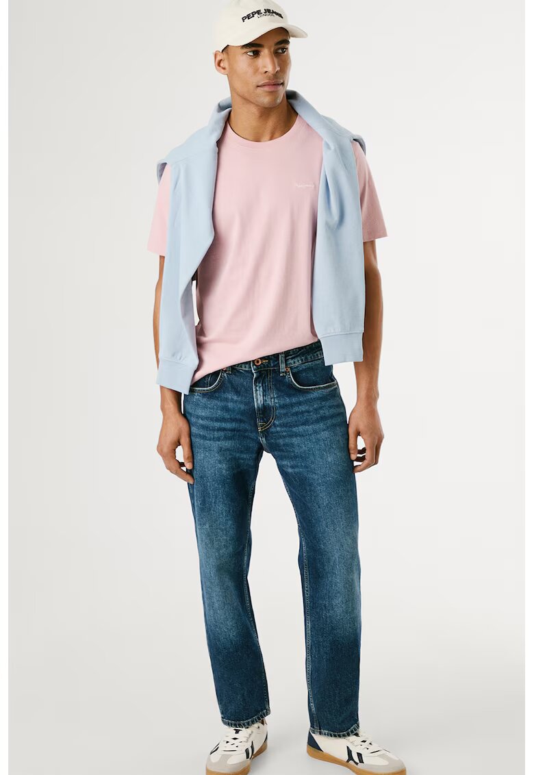 Pepe Jeans London Прави дънки с миди талия