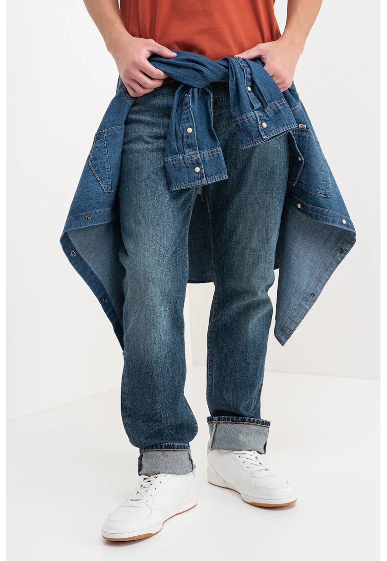 Pepe Jeans London Слим дънки с миди талия