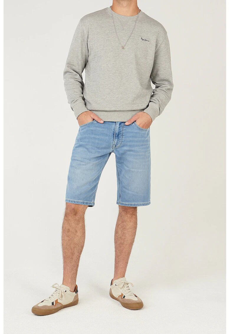 Pepe Jeans London Слим дънкови бермуди Gymdiigo
