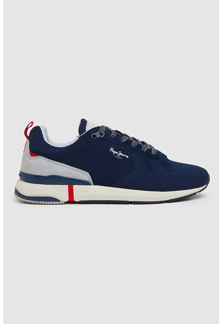 Pepe Jeans London Текстилни спортни обувки с велур