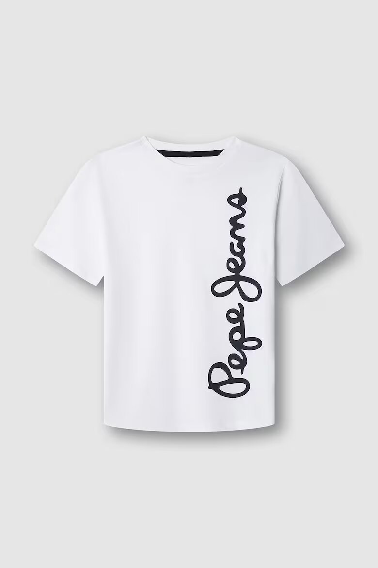 Pepe Jeans London Тениска с принт Черен/Бял