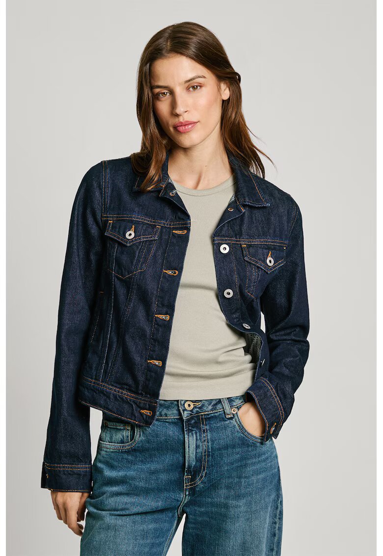Pepe Jeans London Яке от деним със стандартна кройка