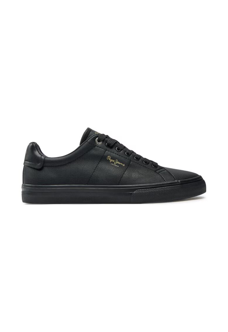 Pepe Jeans Маратонки Kenton Rise PMS31059 Black - Еко кожа