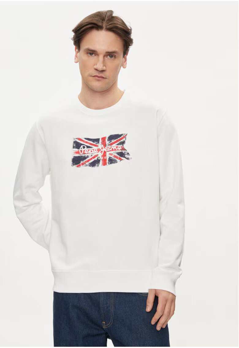 Pepe Jeans Мъжка блуза - 303665142 - Памук - 2XL INTL - Бяла