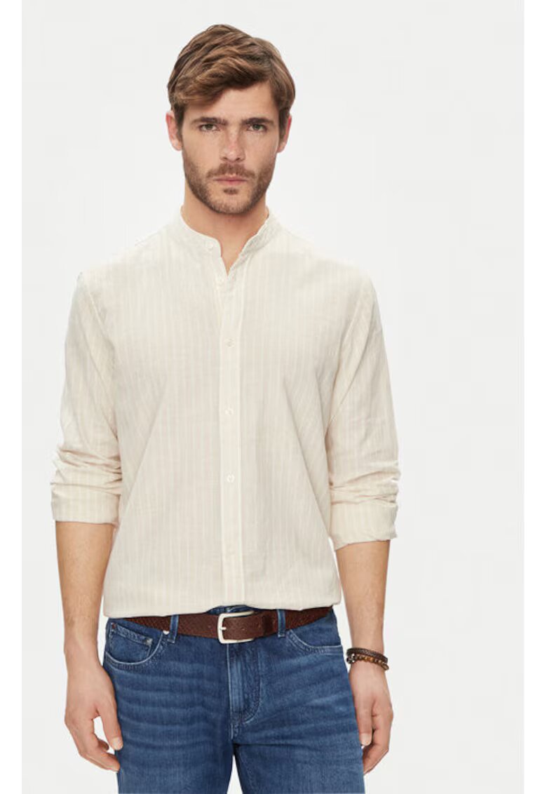 Pepe Jeans Мъжка риза - 303664848 - Лен/Памук -