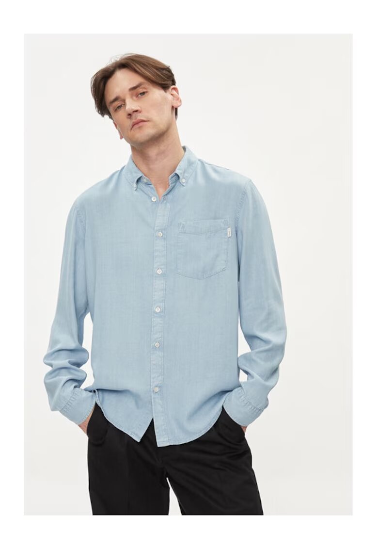 Pepe Jeans Мъжка риза - 64398 - лиоцел - небесно синьо