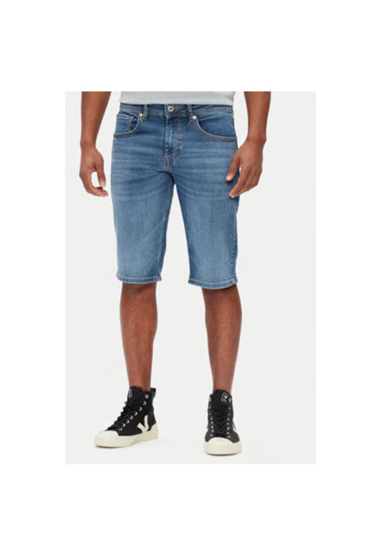 Pepe Jeans Мъжки дънкови шорти PM801081EE5 - Памук/Полиестер - 29 US - Сини