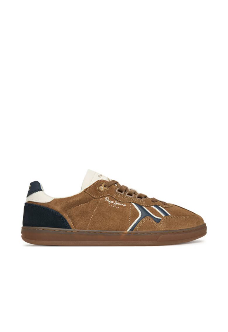 Pepe Jeans Мъжки кецове - 305416384 - естествена кожа - кафяви