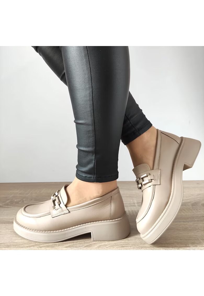 PERLLA Елегантни дамски обувки 3099-1 Beige - Бежови