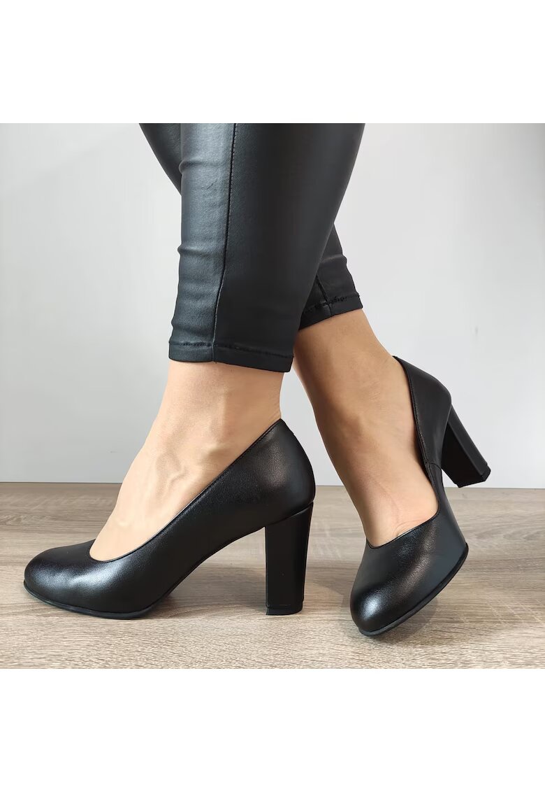 PERLLA Елегантни дамски обувки 5109-8 Black - черни
