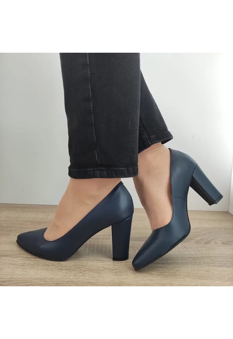 PERLLA Елегантни дамски обувки 5120 Navy Blue - Navy Blue