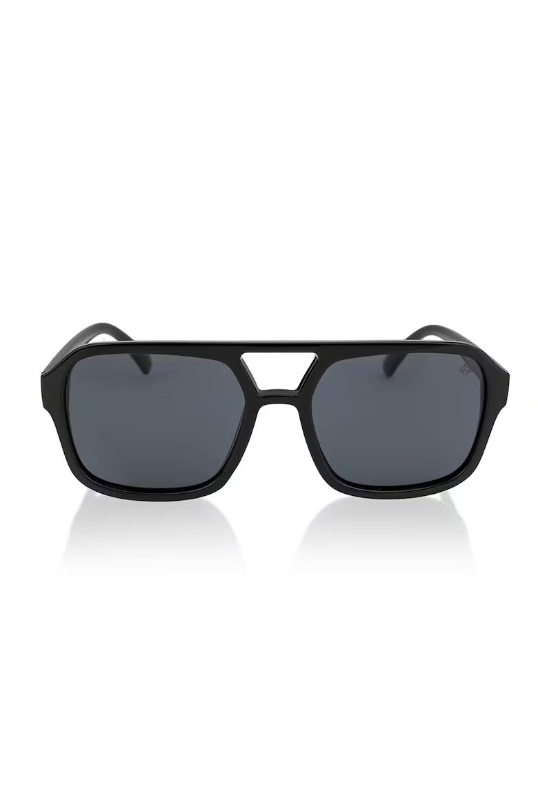 Philipp Blanc Унисекс слънчеви очила Aviator с поляризация Черен