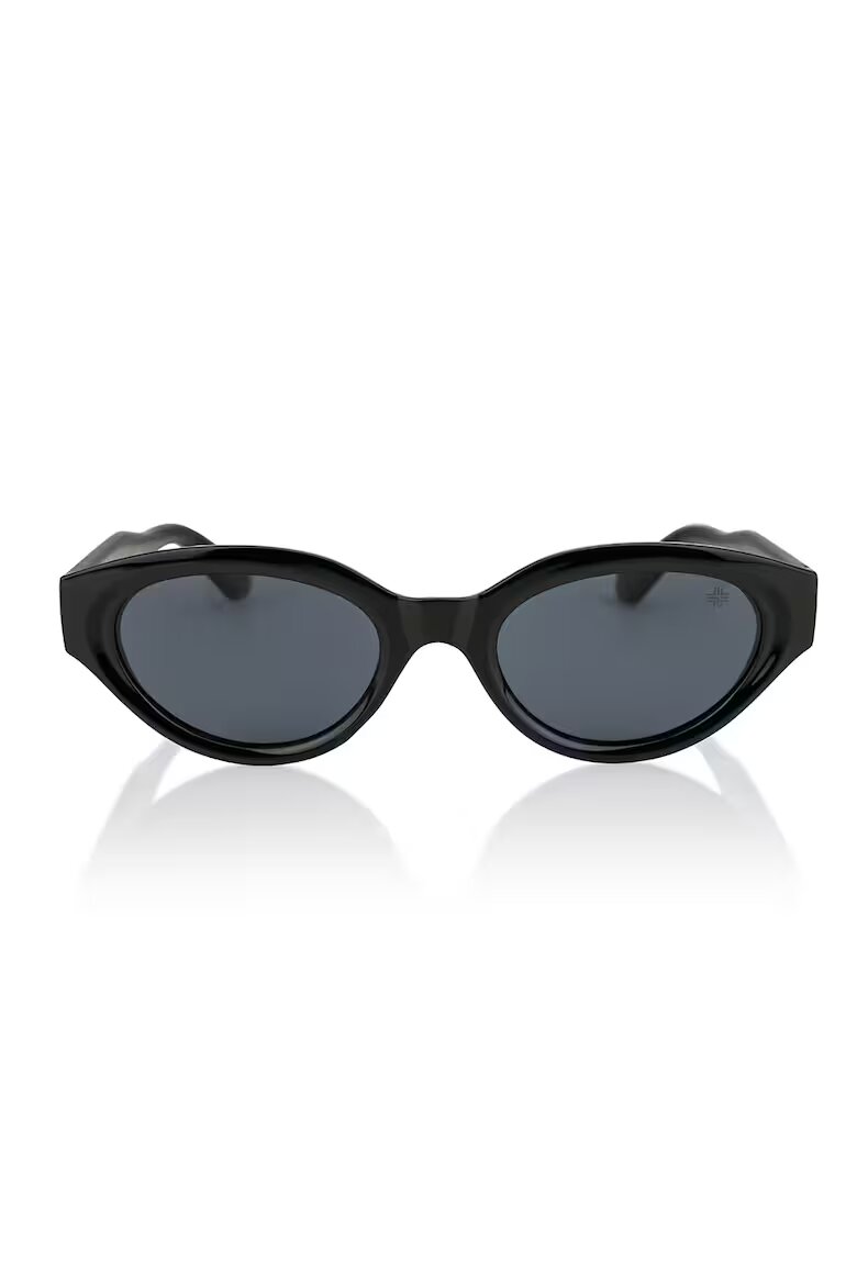 Philipp Blanc Унисекс слънчеви очила Cat-Eye с поляризация Черен