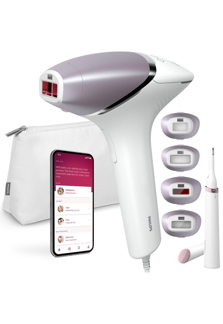 Philips IPL епилатор Lumea - Бял/Светлорозов