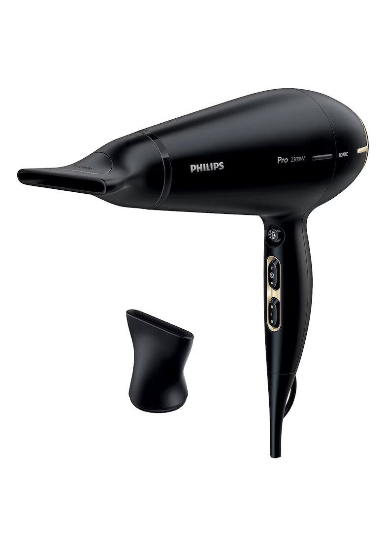 Philips Професионален сешоар HPS920/00 - 2300 W - 2 Концентратора - Йонизираща функция - Черен
