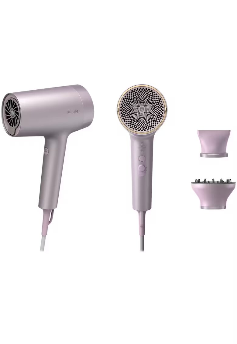 Philips Сешоар Series 7000 - 1800W - ThermoShield Advanced technology - Розово