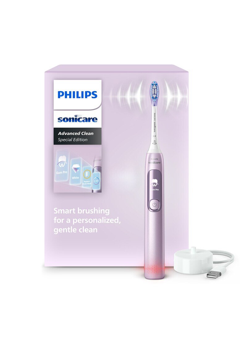 Philips Sonicare Електрическа четка за зъби HX3792/11 - с дисплей - 5 режима на четкане - сензор за визуално налягане - един режим на интензивност - съдържа: една ...