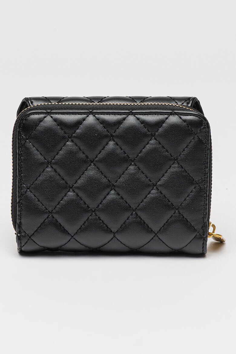 Pierre Cardin Капитониран портфейл от еко кожа Черен