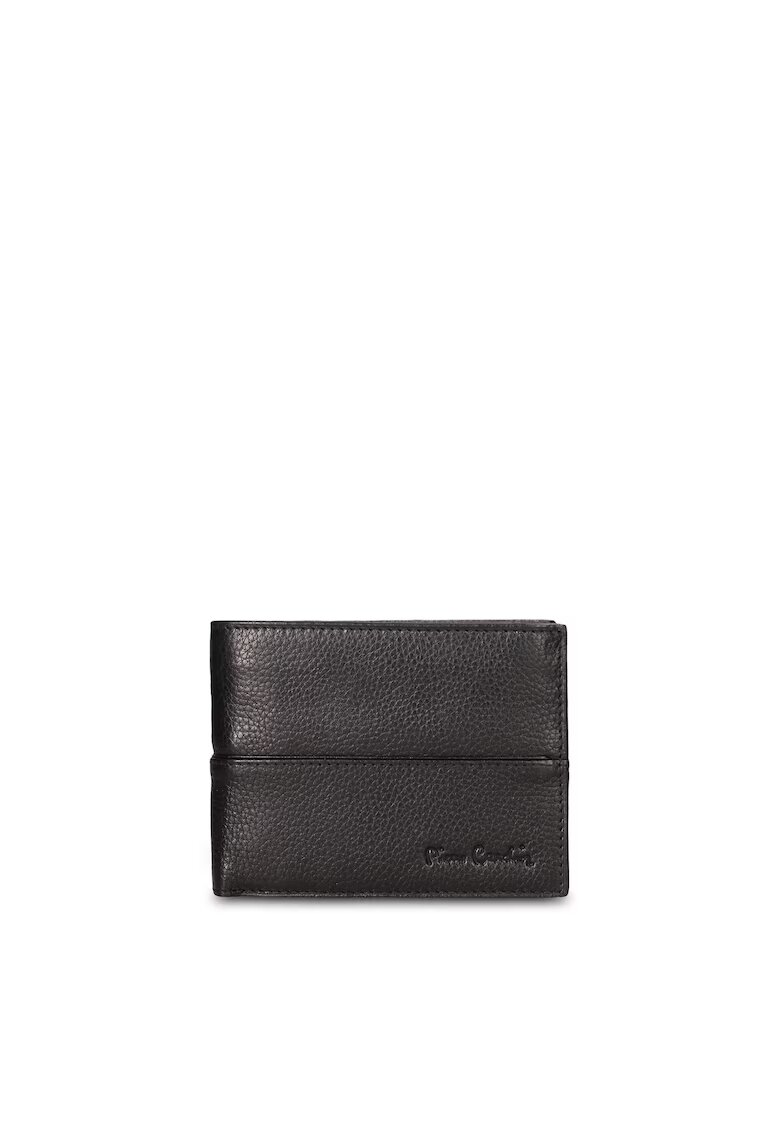 Pierre Cardin Кожен портфейл Erebus Plus - Черен