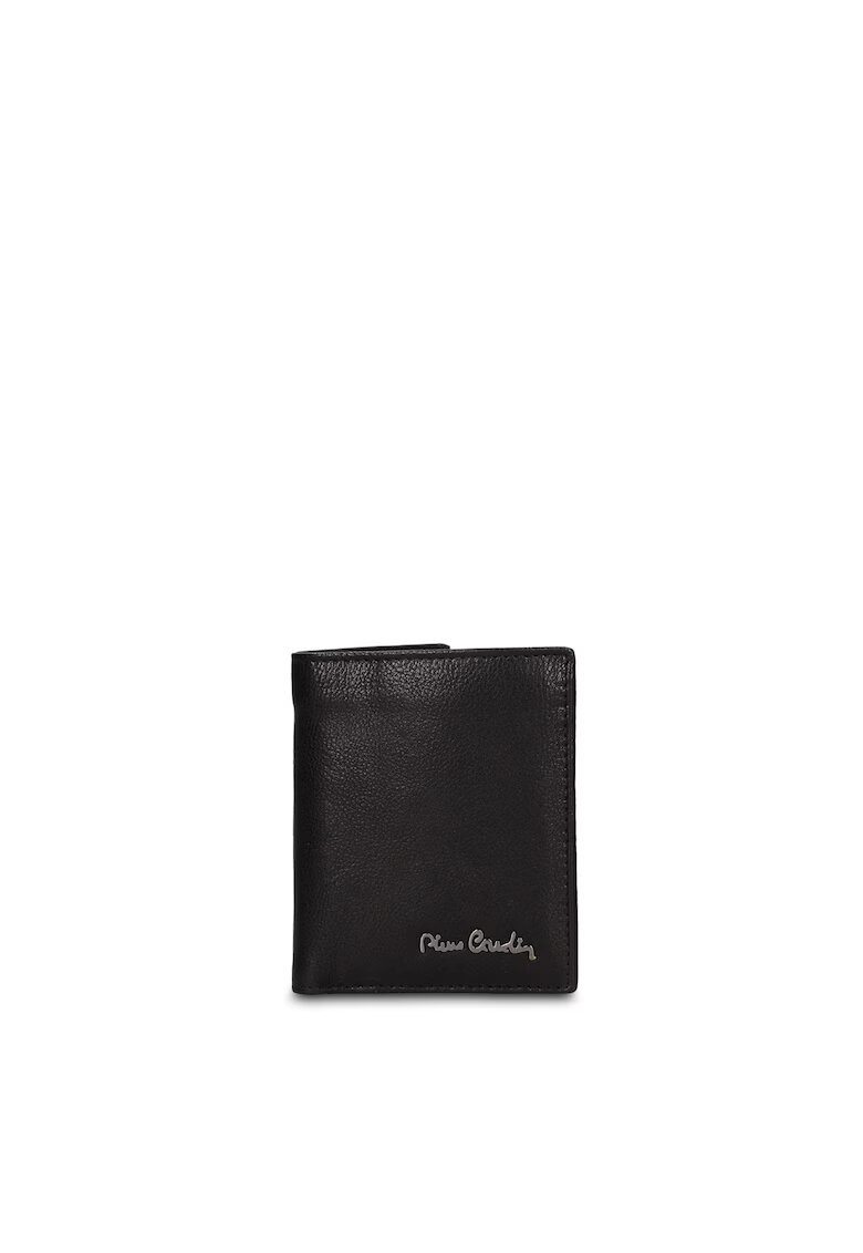 Pierre Cardin Кожен портфейл Erewhon Nova с лого - Черен