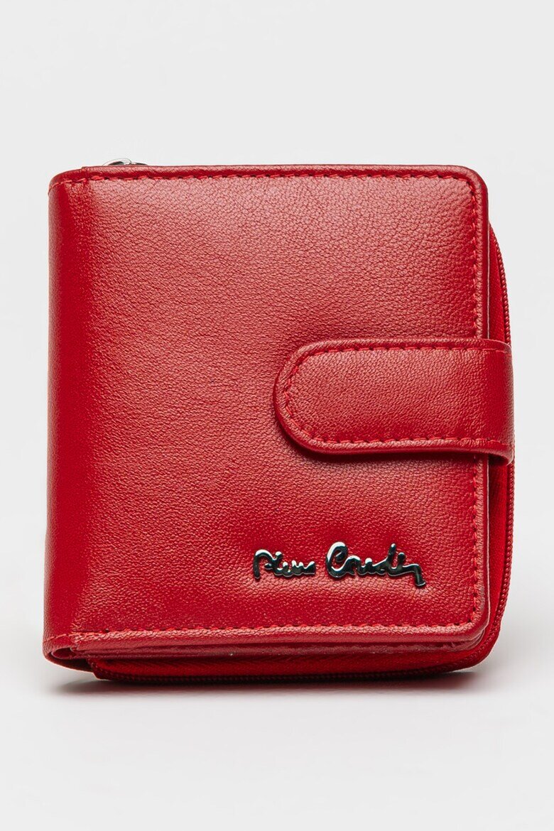 Pierre Cardin Кожено портмоне RFID Червен