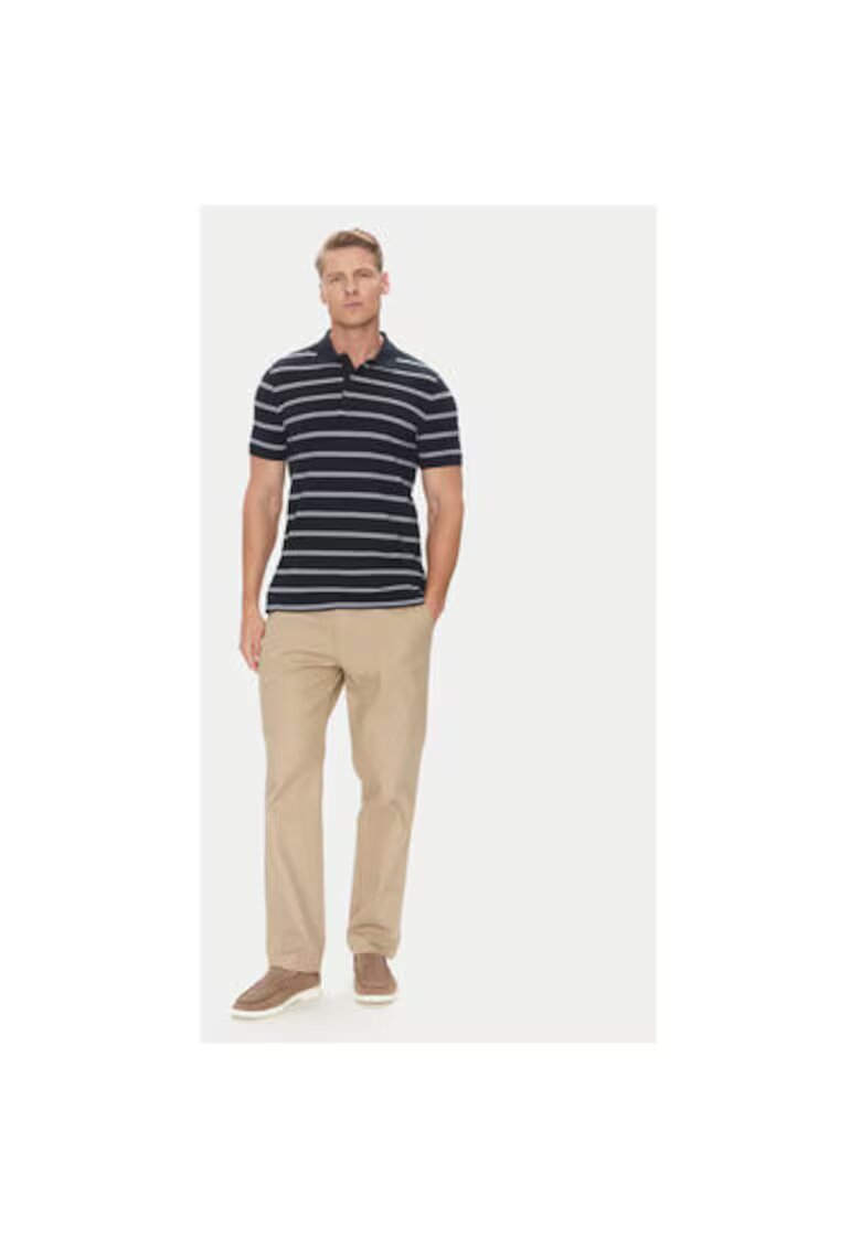 Pierre Cardin Мъжка поло риза C5 21364.2111 - памук - 3XL INTL - тъмносиня