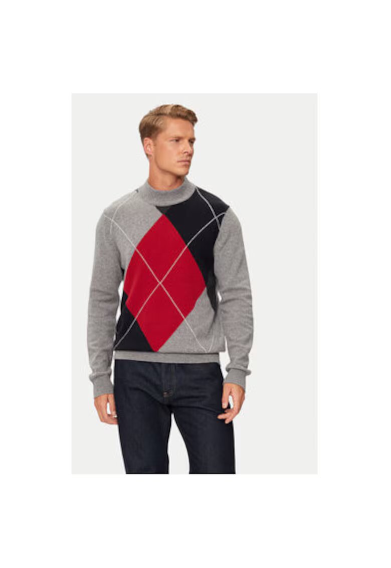 Pierre Cardin Мъжки кардиган - 304463914 - Памук/Вълна -