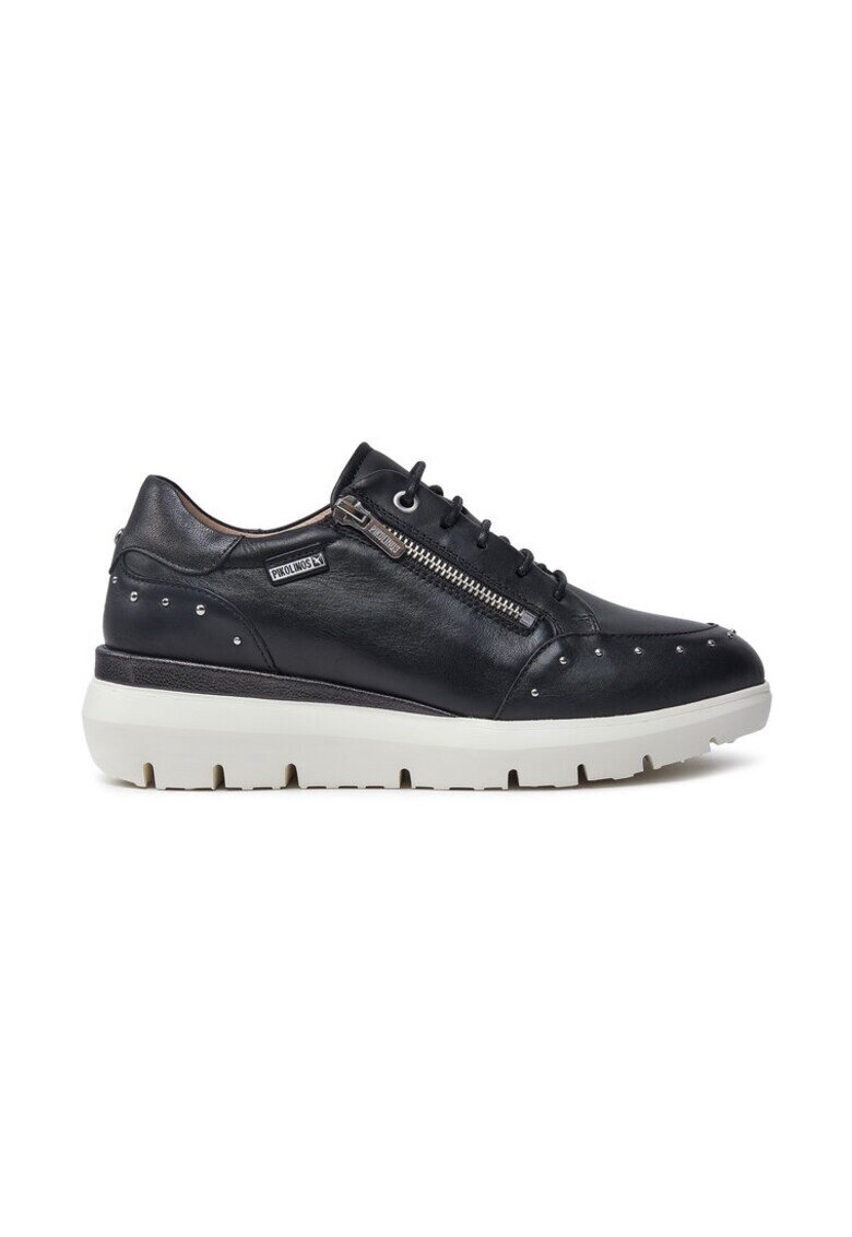 Pikolinos Маратонки Rueda W2A-6596C1 Black - Лачена кожа