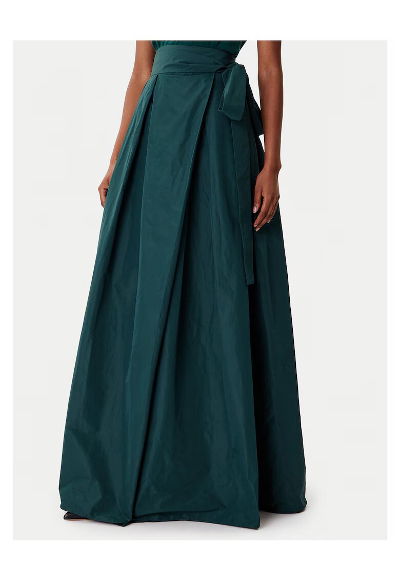 Pinko Дамска макси пола зелена - лека материя