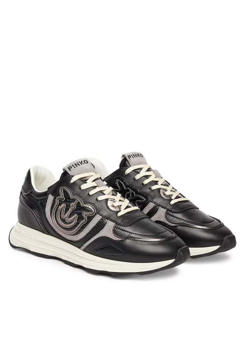 Pinko Дамски спортни обувки Black Z99 Zoe 01 SS0087P023 - естествена кожа