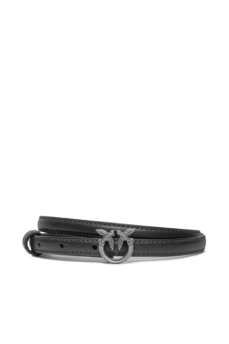 Pinko Естествена кожа Black Z99O колан за талия дамски черен Z99O Love Berry H1 Belt P дама