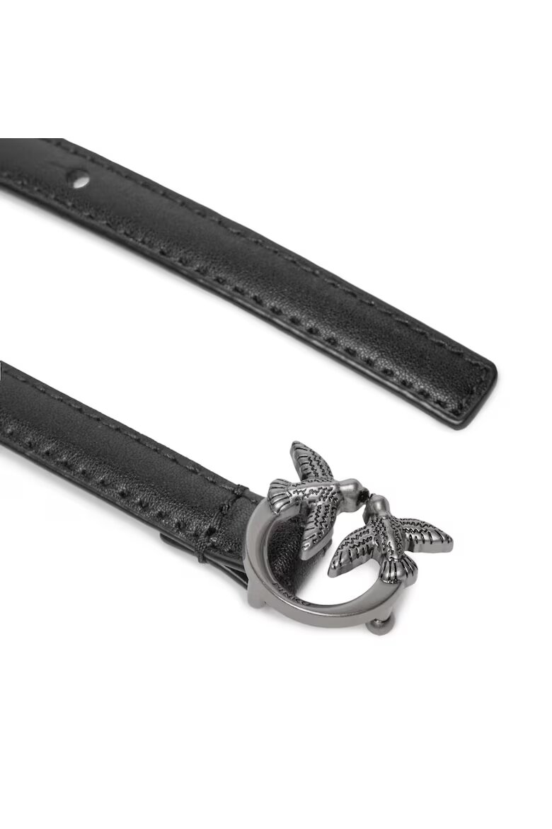Pinko Естествена кожа Black Z99O колан за талия дамски черен Z99O Love Berry H1 Belt P дама