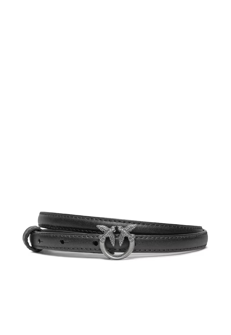 Pinko Естествена кожа Black Z99O колан за талия дамски Z99O Love Berry H1 Belt P дама